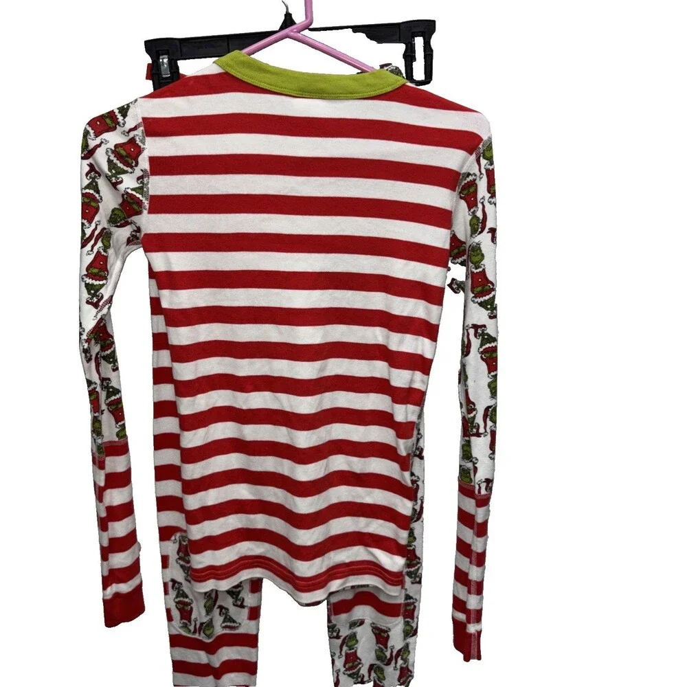 Hanna Andersson Dr. Seuss Grinch Pajamas Set Organic Cotton Unisex 14 Child